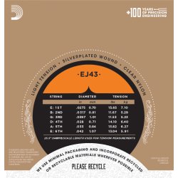 D'Addario EJ43, Light